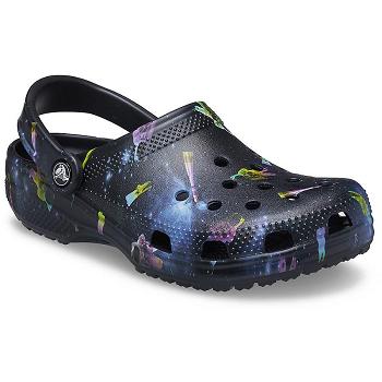 Crocs Classic Out of this World II Clog Cierne - Damske Dreváky